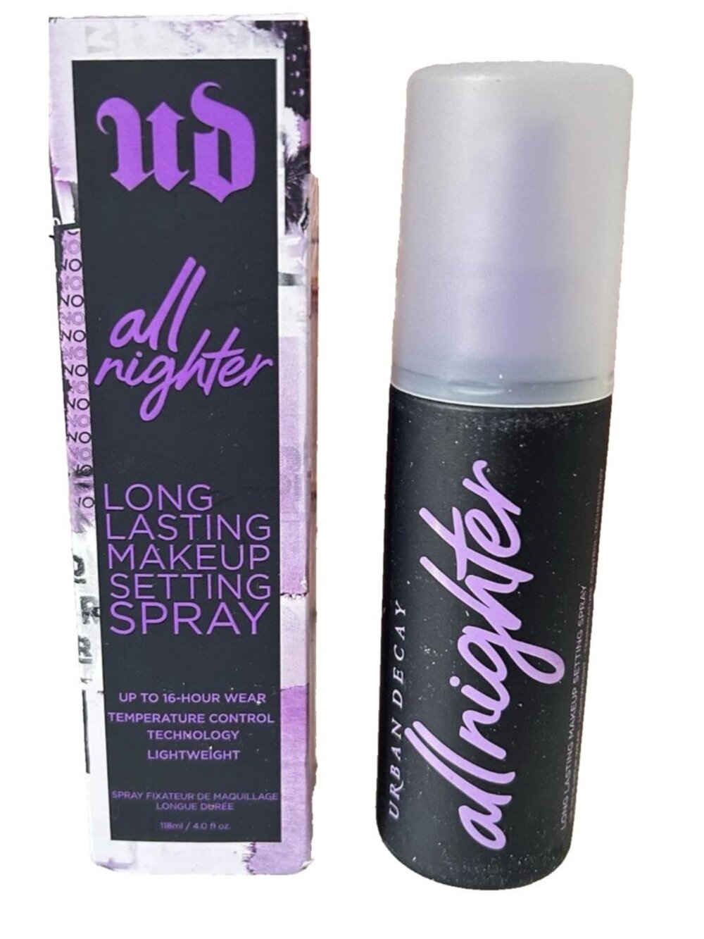 Urban Decay All Nighter Long Lasting Makeup Setting Spray 4oz / 118ml Full Size